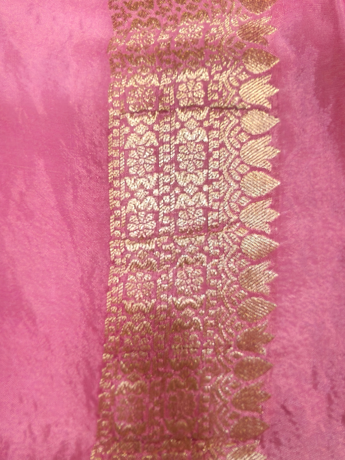 Crepe Banarasi Silk Saree Baby Pink Shade CBS004