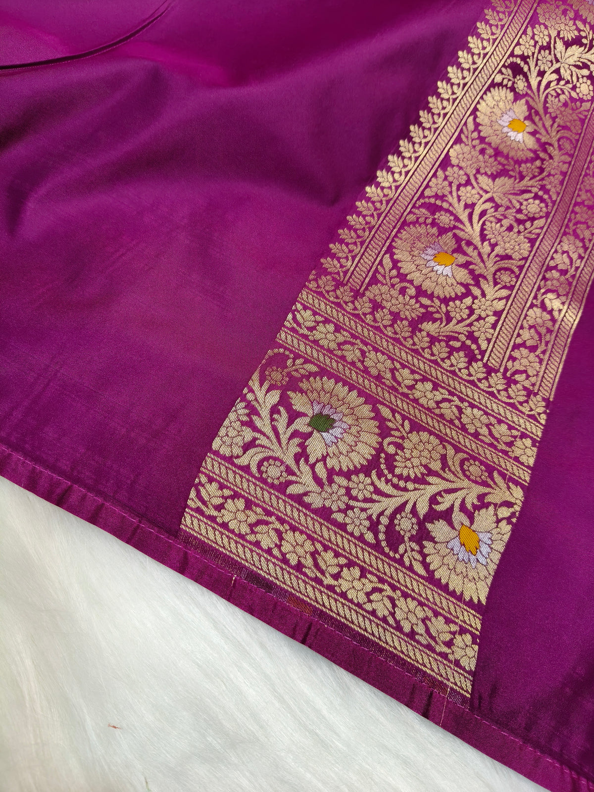 Banarasi Minakari Tanchhui Saree Light Purple Shade With Multi Color Mina BTS005