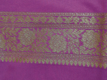 Banarasi Silk Brocade Antique Zari Saree Wine Shade AZ003