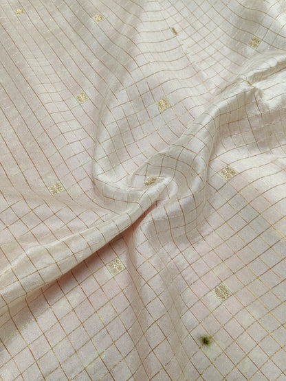 Pure Viscose Soft Silk Saree Off White Shade VSS002