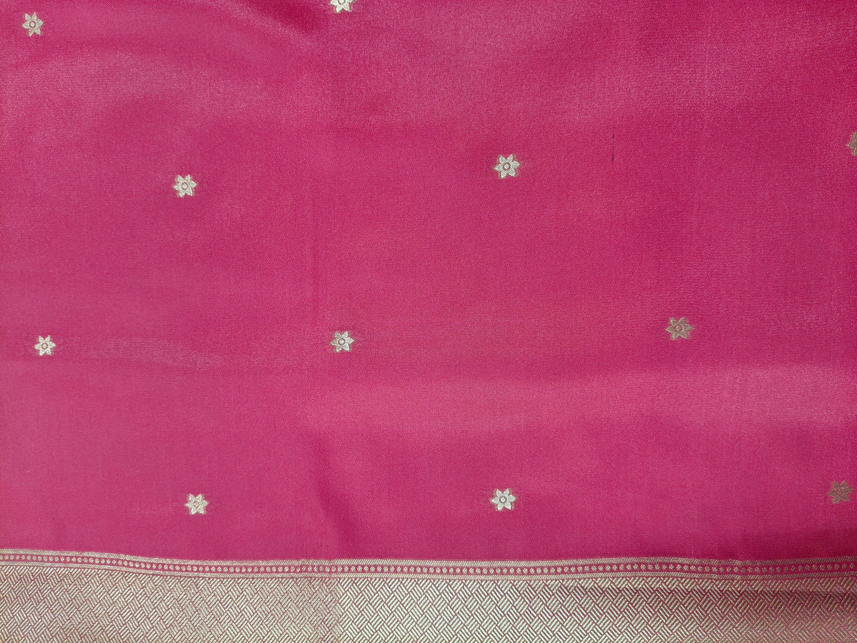 Mashru satin saree red color MSS0011