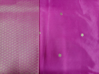 Mashru satin saree Rani color MSS0013