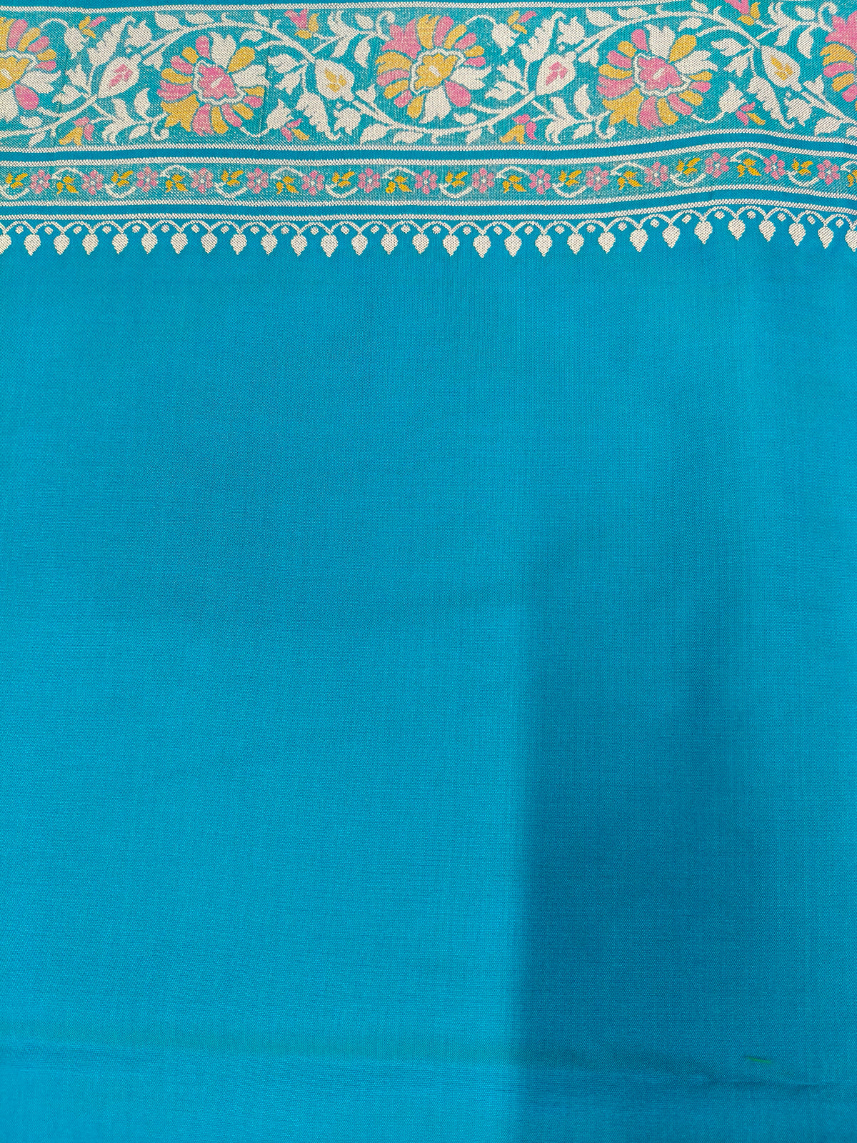 Rudraksh patola saree Teal blue color RPS005